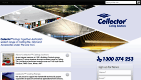 What Ceilector.com.au website looked like in 2016 (9 years ago)