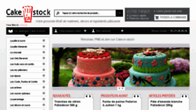 What Cake-in-stock.com website looked like in 2016 (8 years ago)