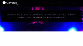 What Campus-night.com.mx website looked like in 2016 (8 years ago)