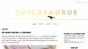 What Chicasaurus-rex.com website looked like in 2016 (8 years ago)