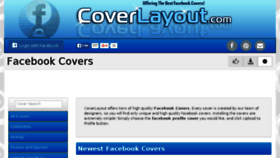 What Coverlayout.com website looked like in 2016 (8 years ago)
