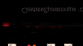 What Cornerstonefaith.com website looked like in 2016 (8 years ago)