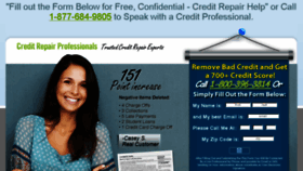 What Creditrepairprofessionals.net website looked like in 2016 (8 years ago)