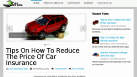 What Carinsurancecost.info website looked like in 2016 (8 years ago)