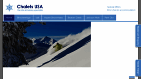 What Chalets-usa.co.uk website looked like in 2016 (8 years ago)