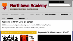 What Cicsnorthtown.org website looked like in 2016 (8 years ago)