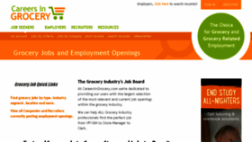 What Careersingrocery.com website looked like in 2016 (8 years ago)