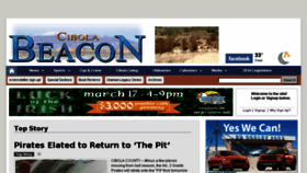What Cibolabeacon.com website looked like in 2016 (8 years ago)