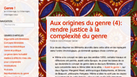 What Cafaitgenre.org website looked like in 2016 (9 years ago)