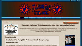 What Cdsdiving.org website looked like in 2016 (8 years ago)