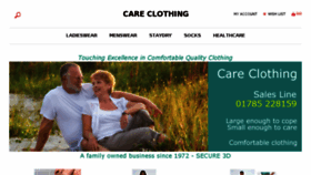 What Careclothing.co.uk website looked like in 2016 (10 years ago)