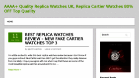What Cartierreplica.co.uk website looked like in 2016 (8 years ago)