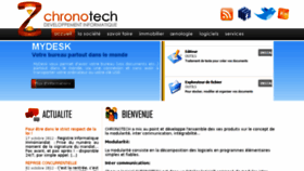 What Chronotech.net website looked like in 2016 (8 years ago)