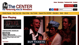 What Centerforperformingarts.org website looked like in 2016 (8 years ago)