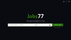 What Czechjobs77.com website looked like in 2016 (8 years ago)