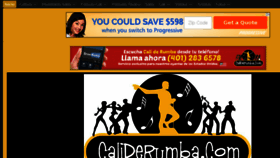 What Caliderumba.com website looked like in 2016 (8 years ago)
