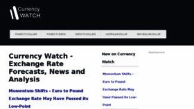 What Currencywatch.co.uk website looked like in 2016 (8 years ago)