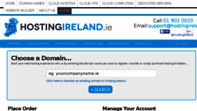 What Clients.hostingireland.ie website looked like in 2016 (8 years ago)