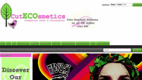 What Cutecosmetics.co.uk website looked like in 2016 (8 years ago)
