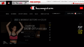 What Championusa.com website looked like in 2016 (8 years ago)