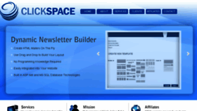 What Clickspace.co.za website looked like in 2016 (8 years ago)