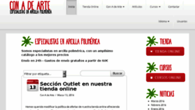 What Conadearte.com website looked like in 2016 (8 years ago)