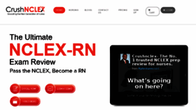 What Crushnclex.com website looked like in 2016 (8 years ago)