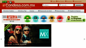 What Condesa.com.mx website looked like in 2016 (8 years ago)