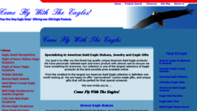 What Comeflywiththeeagles.com website looked like in 2016 (8 years ago)