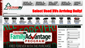 What Colerainrv.com website looked like in 2016 (8 years ago)