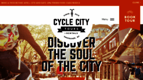 What Cyclevancouver.com website looked like in 2016 (8 years ago)