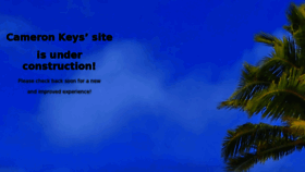 What Cameronkeys.com website looked like in 2011 (13 years ago)