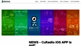 What Cugate.com website looked like in 2016 (8 years ago)
