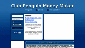 What Clubpenguincoins.com website looked like in 2016 (8 years ago)