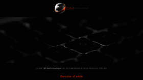 What Cim-informatique.com website looked like in 2016 (9 years ago)