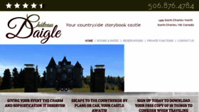 What Chateaudaigle.ca website looked like in 2016 (8 years ago)