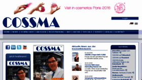 What Cossma.com website looked like in 2016 (8 years ago)