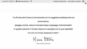 What Coneroazzurro.it website looked like in 2016 (8 years ago)