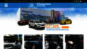 What Chapmanhonda.com website looked like in 2016 (8 years ago)