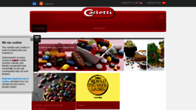 What Carletti.com website looked like in 2016 (8 years ago)