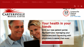 What Cartersvillemedical.com website looked like in 2016 (8 years ago)