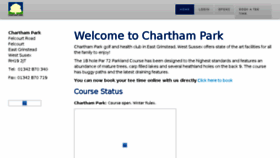 What Charthamparkgolfclub.com website looked like in 2016 (8 years ago)
