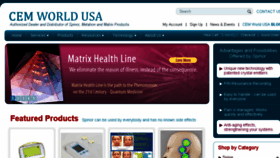 What Cemworldusa.com website looked like in 2016 (8 years ago)