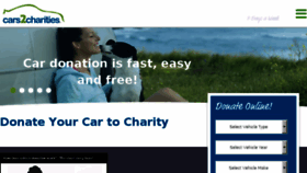 What Cars2charities.org website looked like in 2016 (8 years ago)