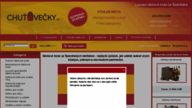 What Chutovecky.cz website looked like in 2016 (8 years ago)