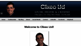 What Clixeo.com website looked like in 2016 (8 years ago)