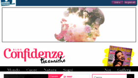 What Confidenze.com website looked like in 2016 (8 years ago)
