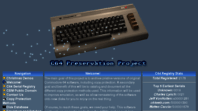What C64preservation.com website looked like in 2016 (8 years ago)