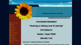 What Countryside-montessori.com website looked like in 2016 (8 years ago)
