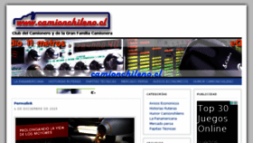 What Camionchileno.cl website looked like in 2016 (9 years ago)
